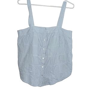 - VINEYARD VINES PINSTRIPE PATCHWORK STYLE SUMMER TOP